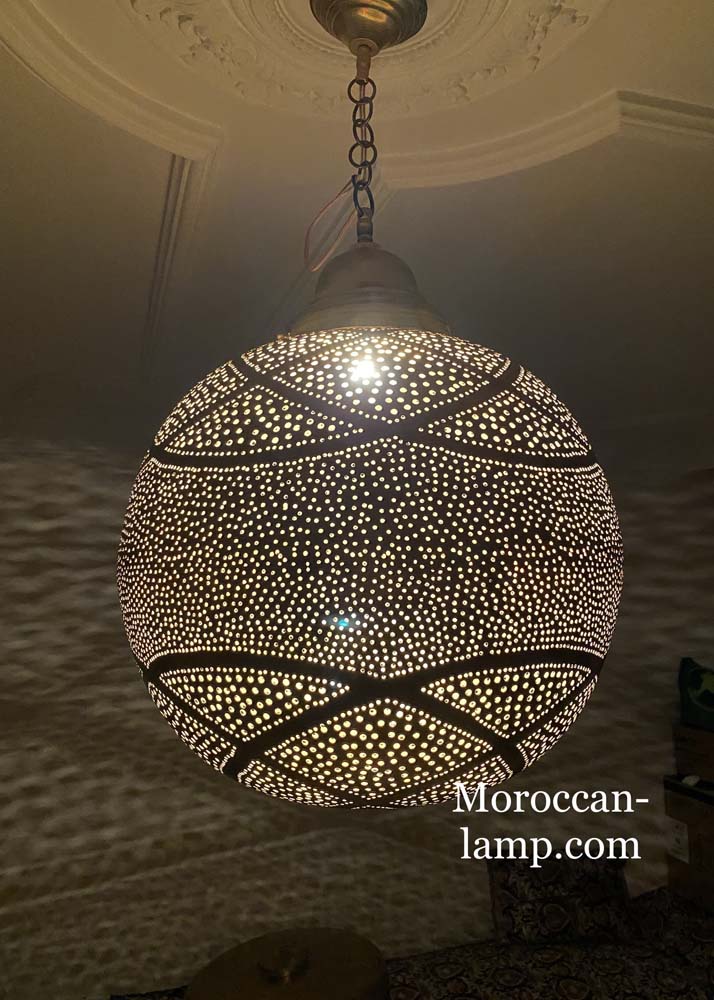 plafond de lampe marocaine